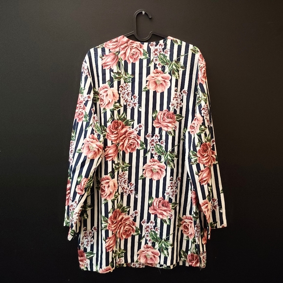 Retro 1990s rayon blazer / blouse - Picture 3 of 6